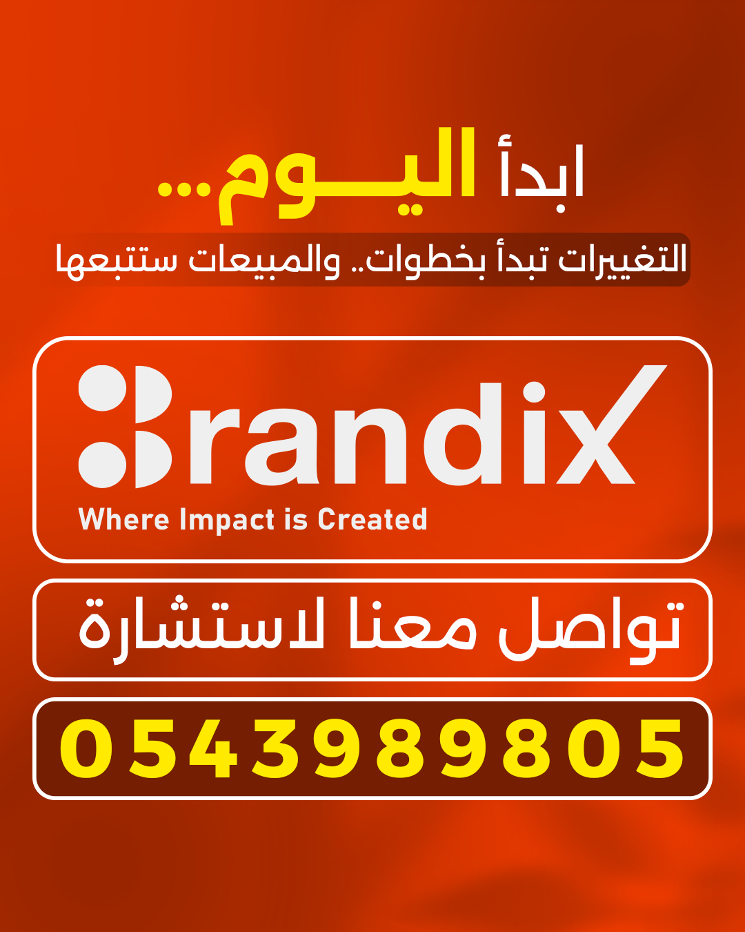 هوية Brandix وشعار Where Impact is Created